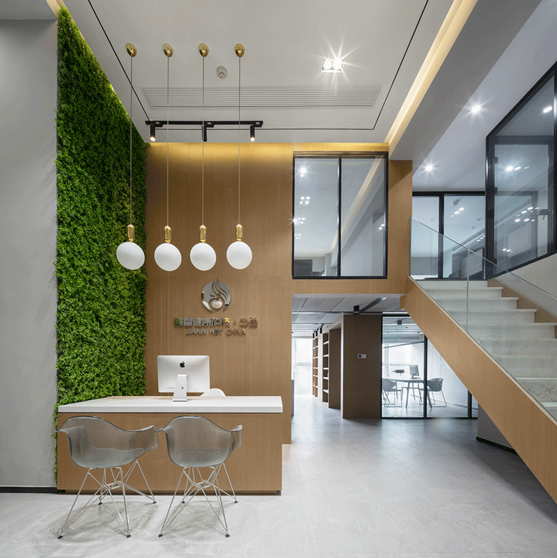 杭州醫(yī)療公司辦公室裝修設(shè)計效果